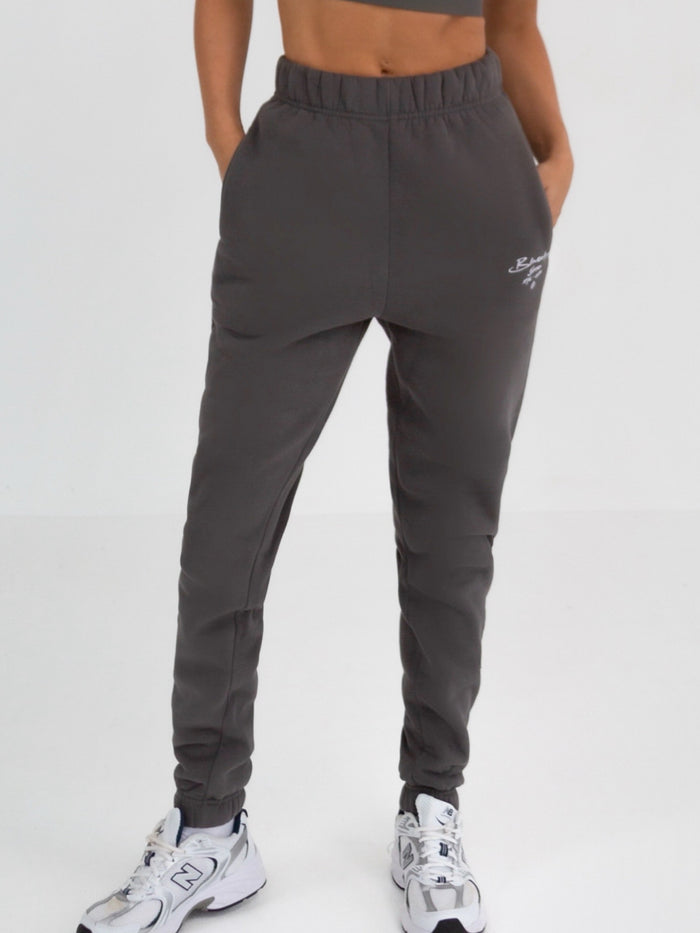 Soho Script Sweatpants - Charcoal