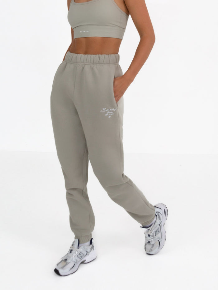 Soho Script Sweatpants - Grey