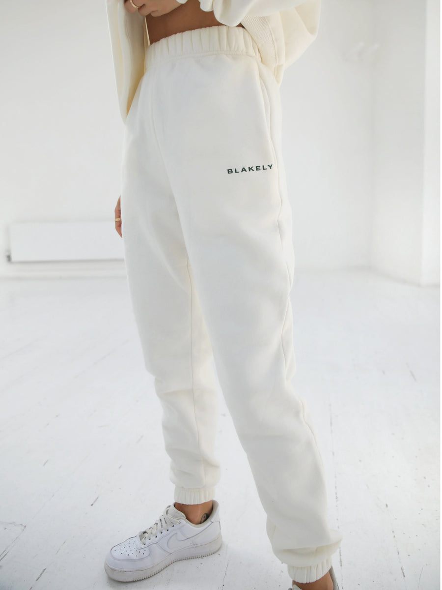 Riviera Initial Sweatpants - Ivory