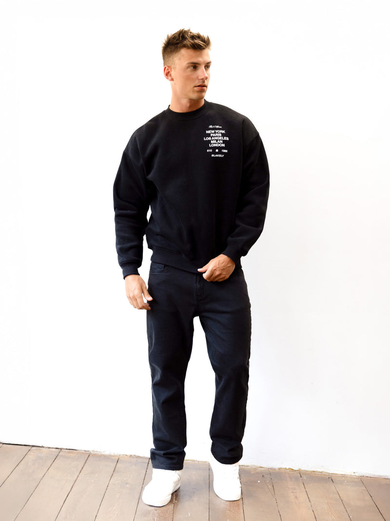 Apex 610 Relaxed Sweater - Black