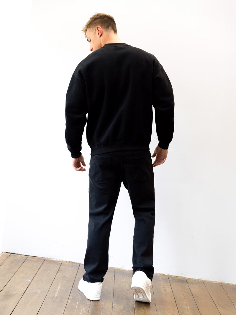 Apex 610 Relaxed Sweater - Black