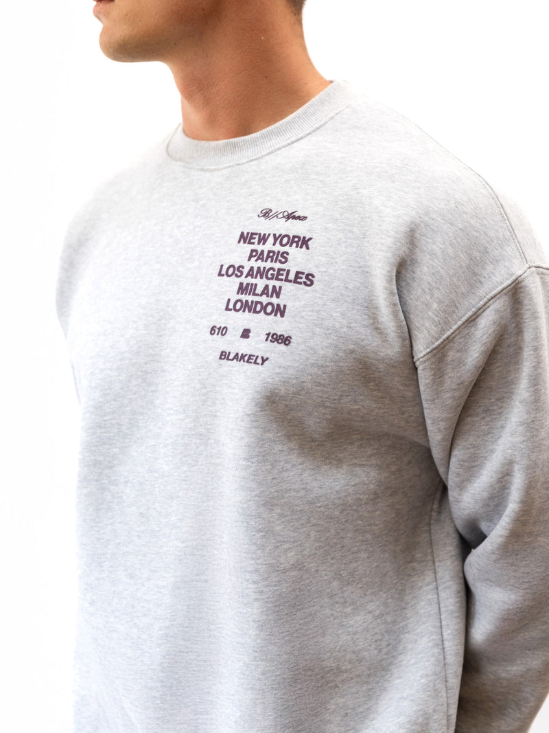 Apex 610 Relaxed Sweater - Marl Grey