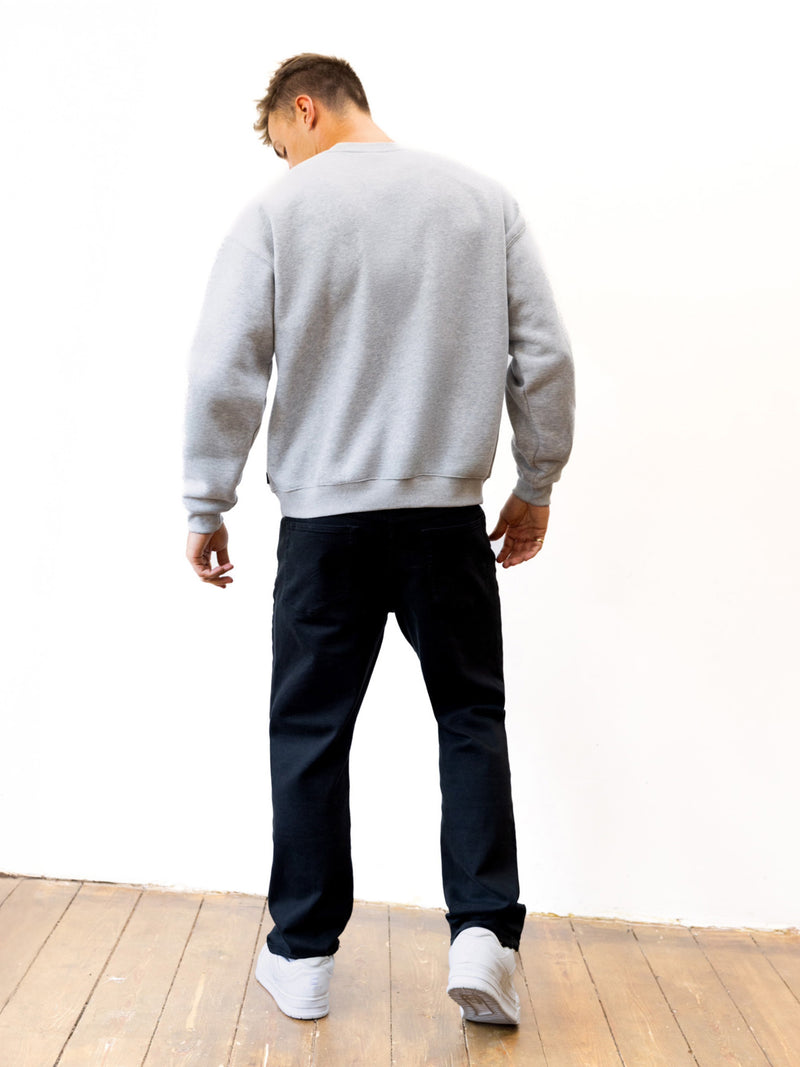 Apex 610 Relaxed Sweater - Marl Grey