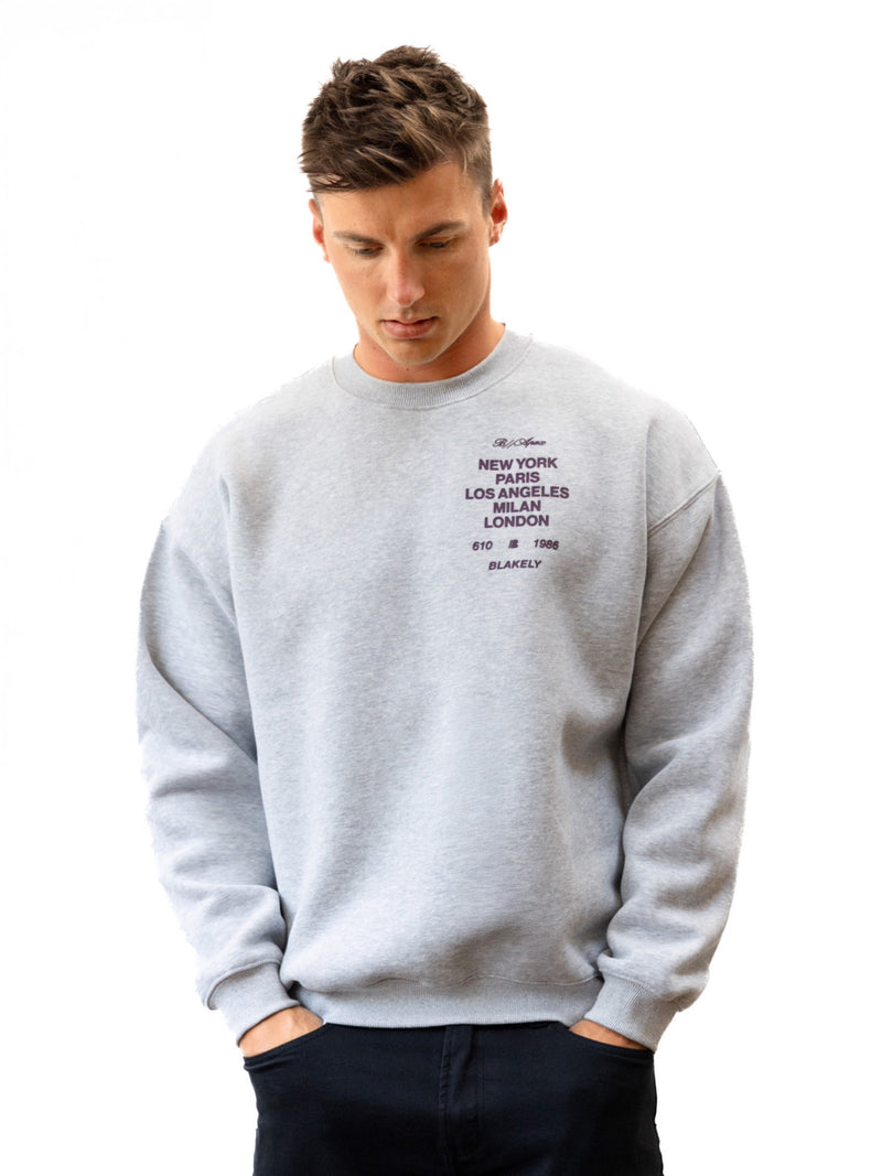 Apex 610 Relaxed Sweater - Marl Grey