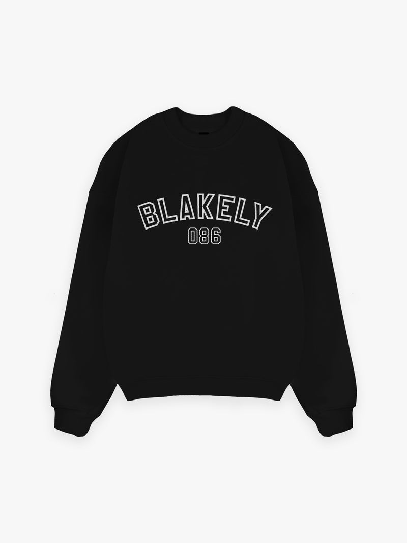 Miles Relaxed Sweater - Black