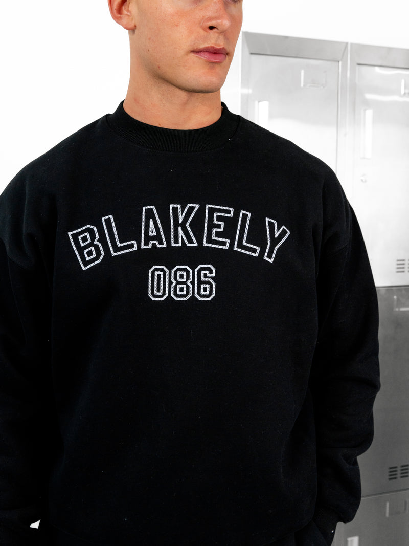 Miles Relaxed Sweater - Black