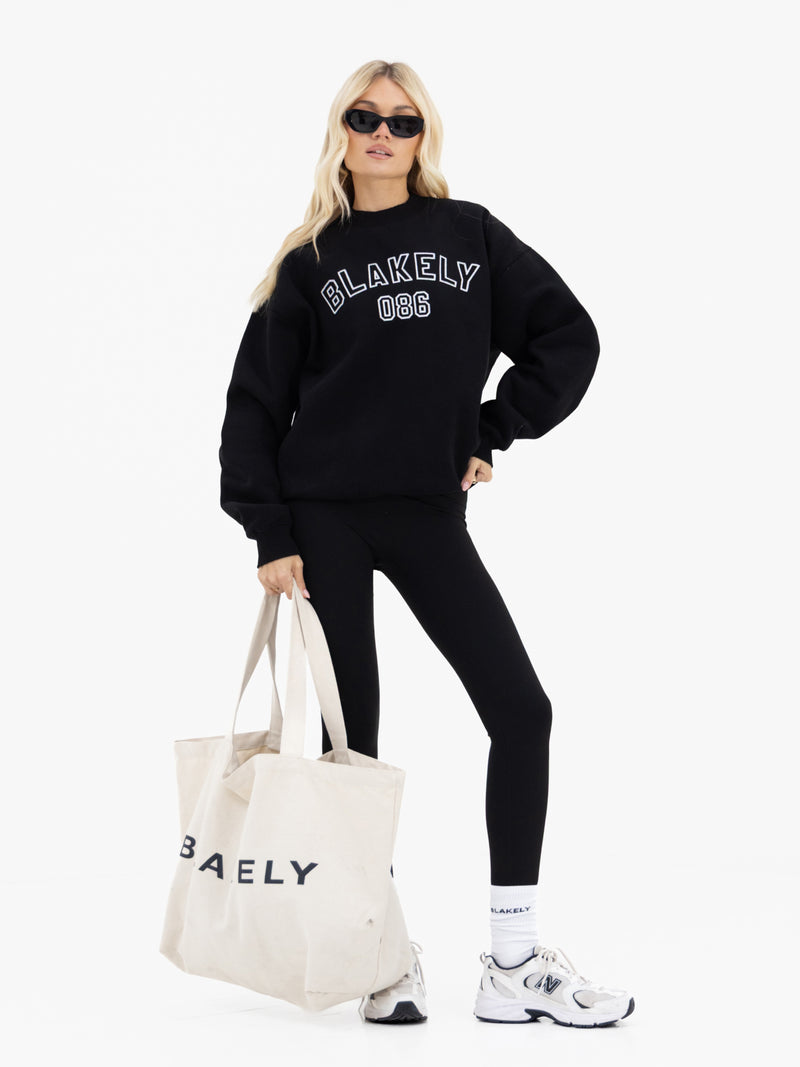Alexis Oversized Sweater - Black