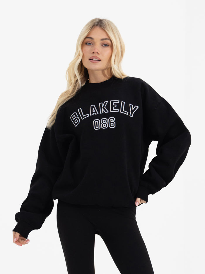 Alexis Oversized Sweater - Black