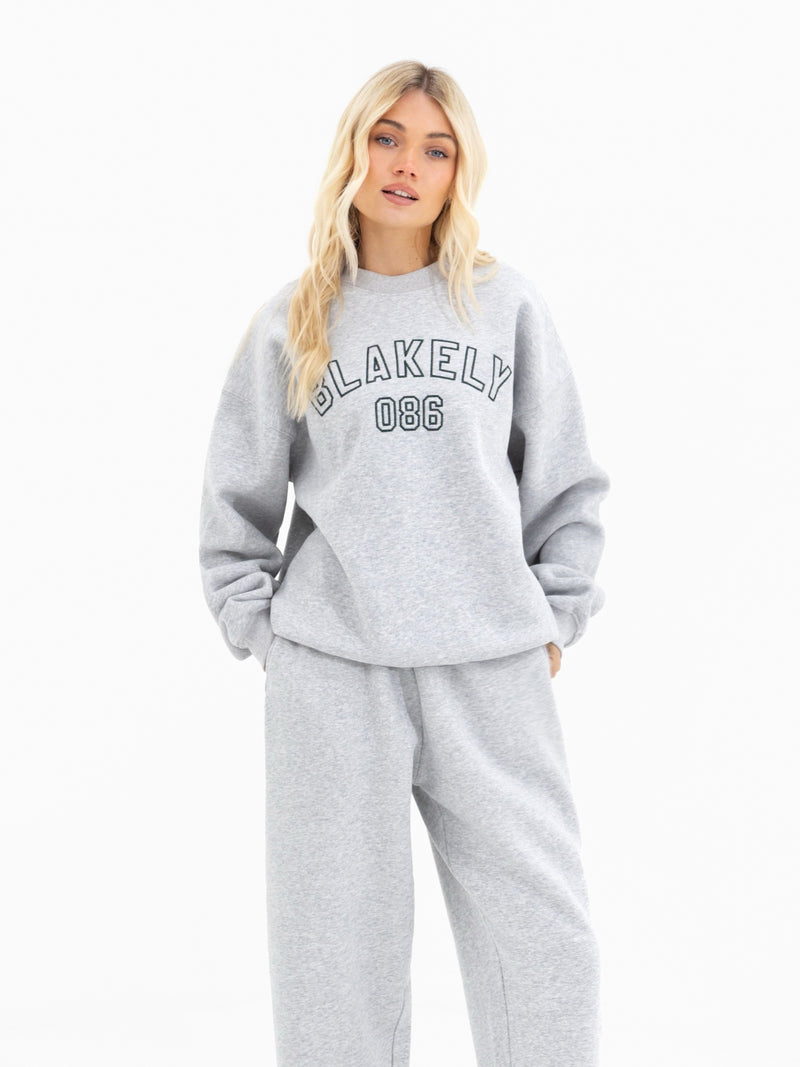 Alexis Oversized Sweater - Marl Grey