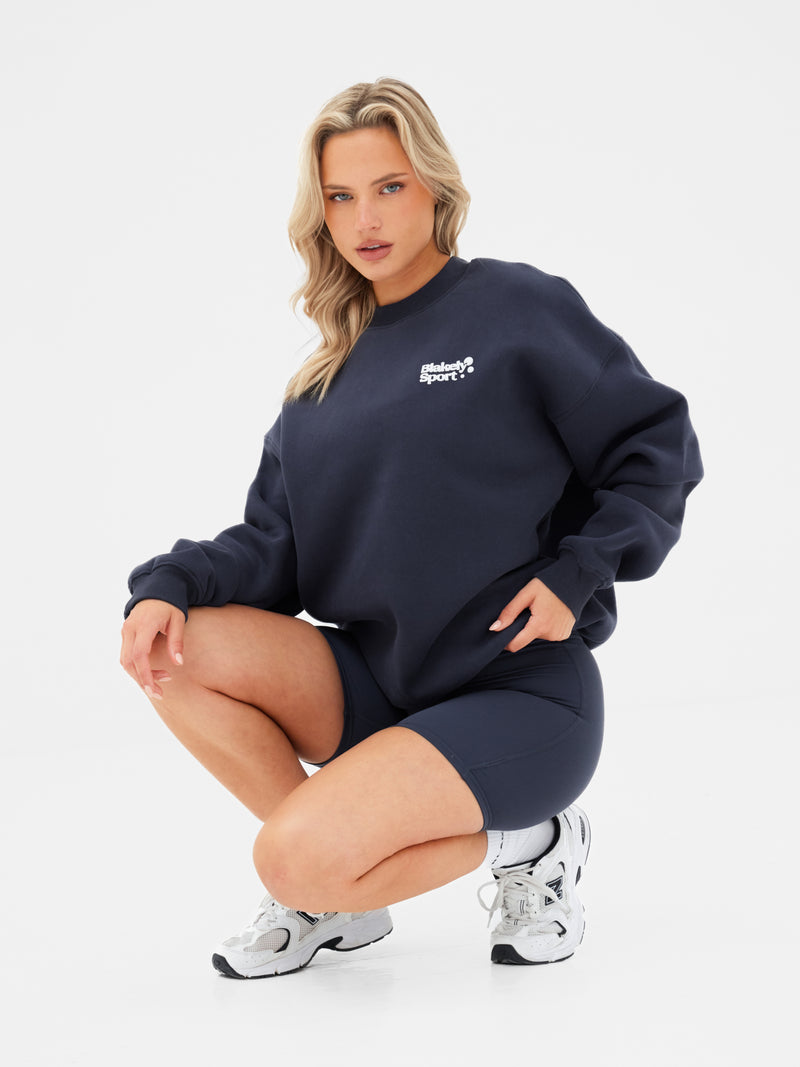 Motion Oversized Sweater - True Navy
