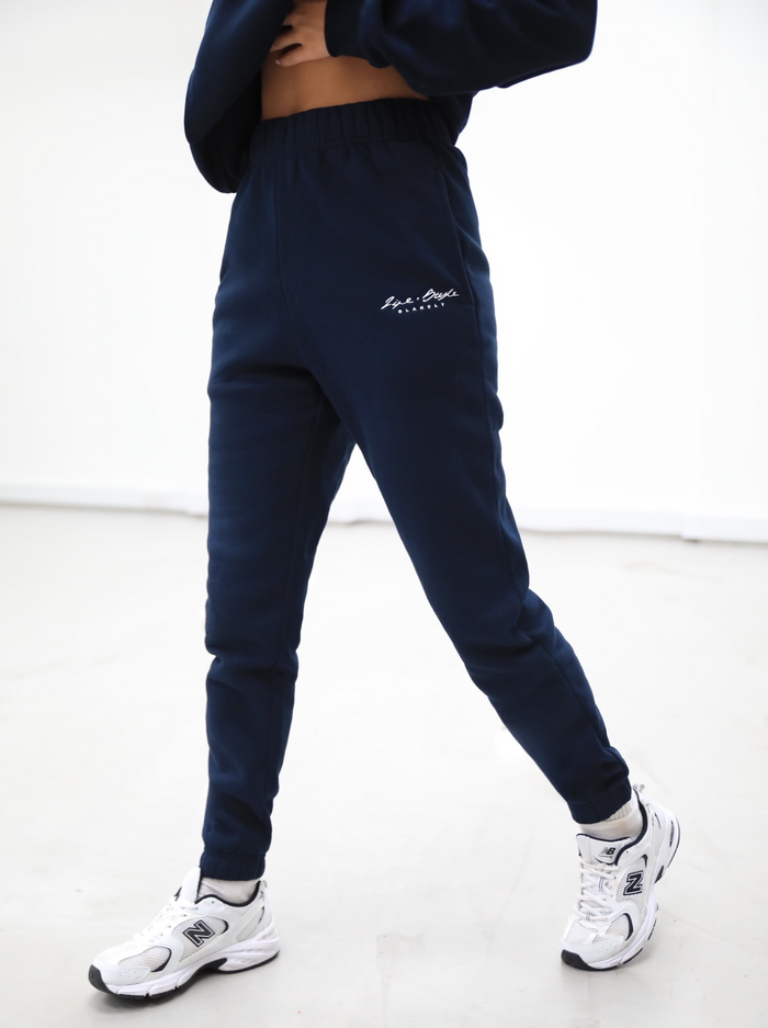 Life & Style Loose Fitting Sweatpants - Navy Blue