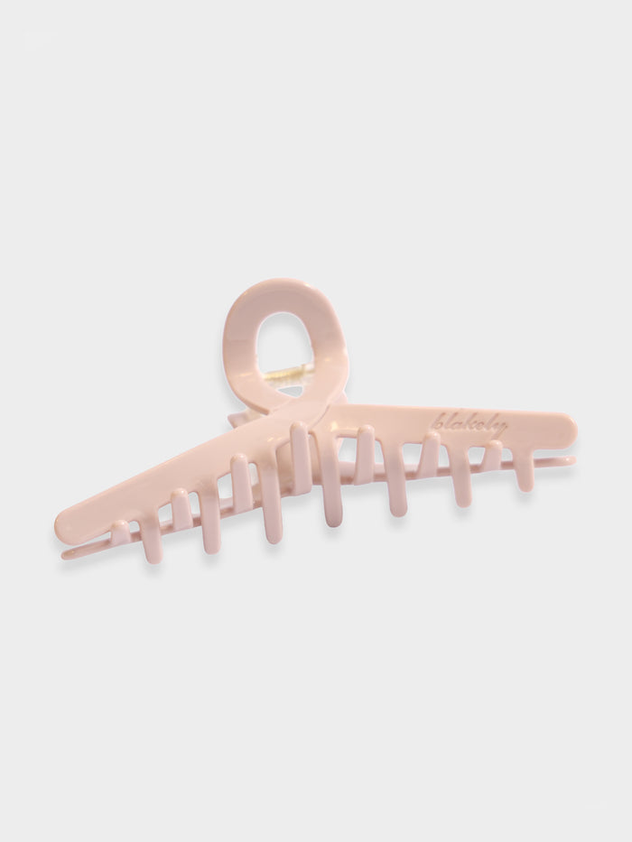 Blakely Loop Hair Claw Clip - Off White