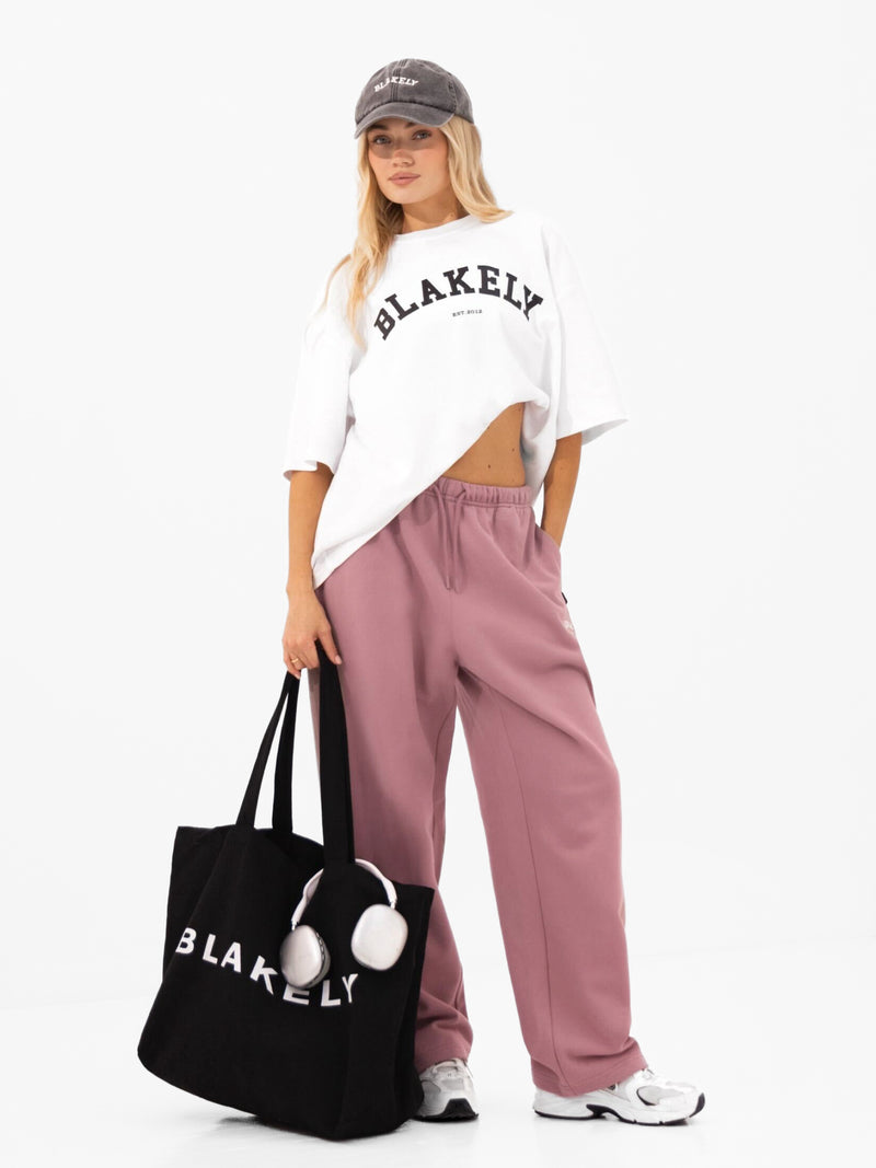 Varsity Ultra Oversized T-Shirt - White & Black