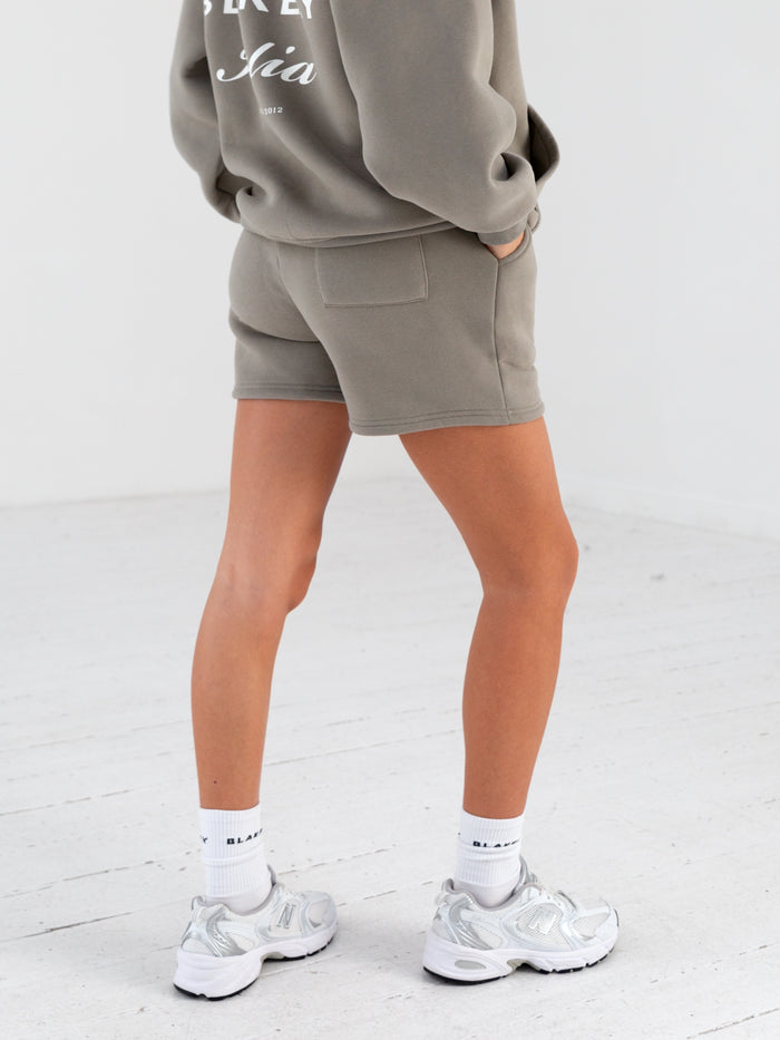 Italia Jogger Shorts - Stone Grey