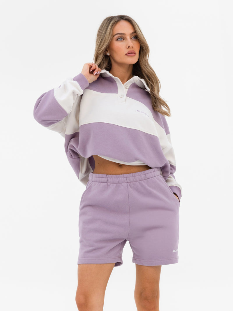 Harper Jogger Shorts - Lilac