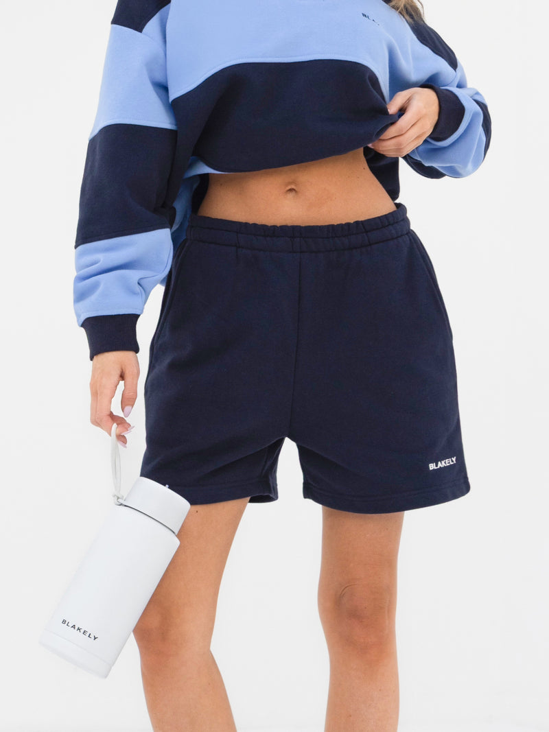 Harper Jogger Shorts - Navy