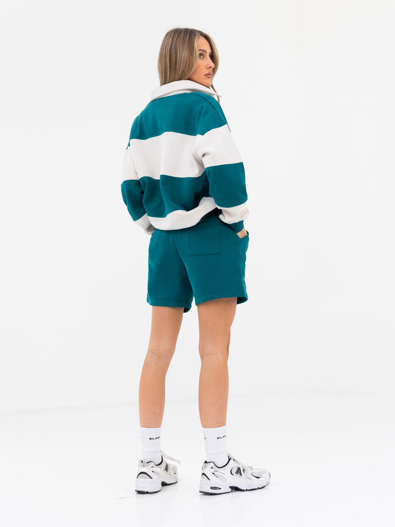 Harper Jogger Shorts - Teal