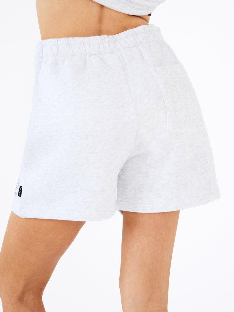Briston Jogger Shorts - Marl White