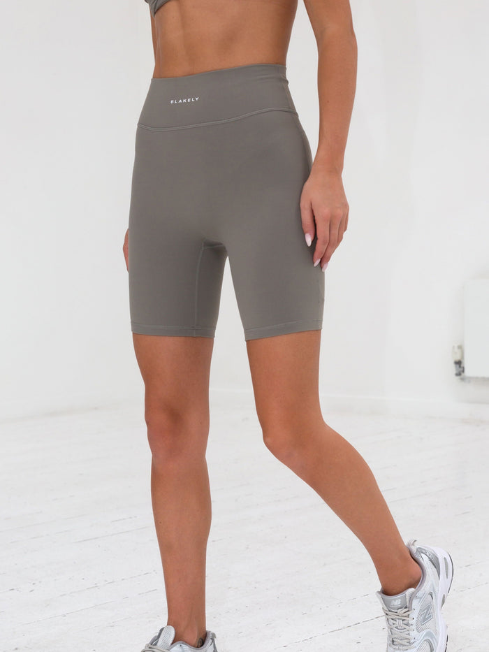 Series Cycling Shorts - Stone Grey
