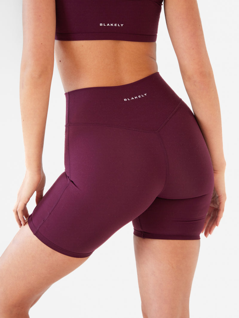Ultimate Active Shorts - Dark Cherry