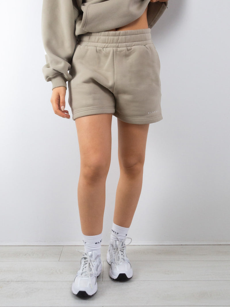 Isabel Jogger Shorts - Beige