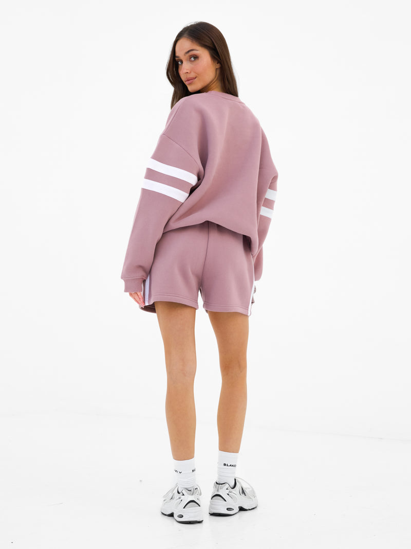 Amber Jogger Shorts - Dusty Pink