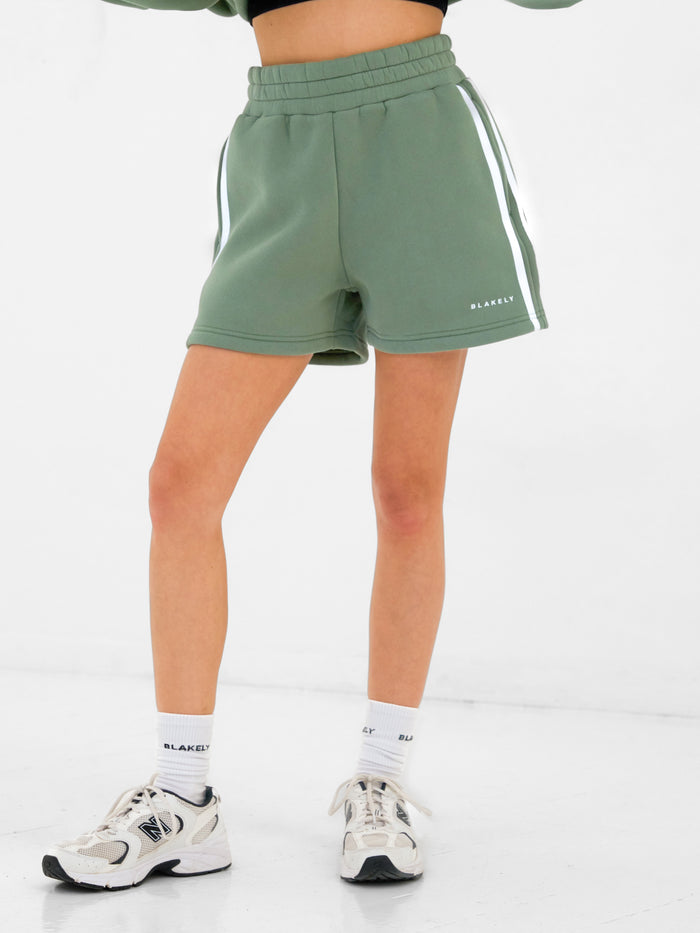 Amber Jogger Shorts - Green