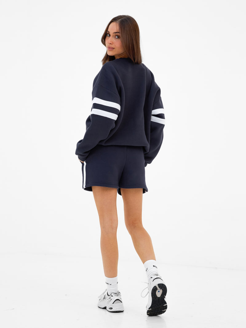 Amber Jogger Shorts - True Navy