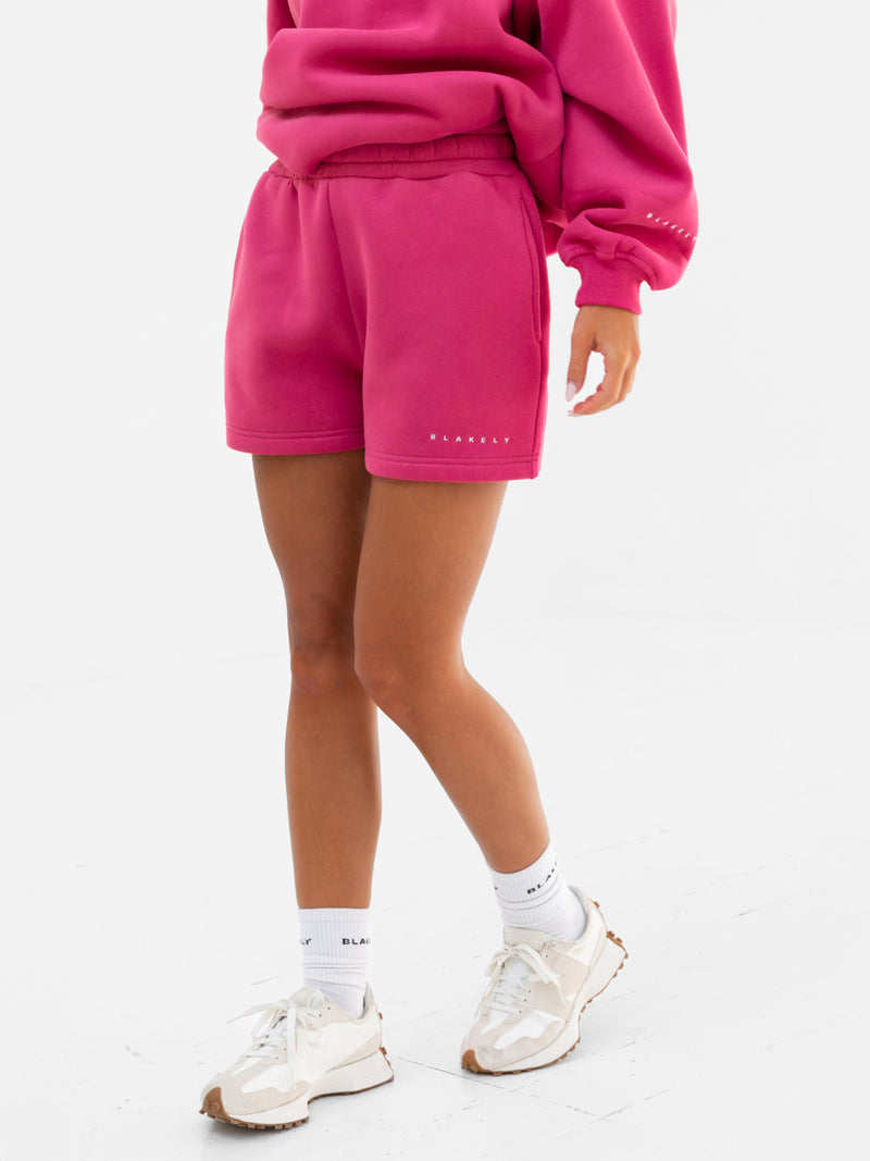 Isabel Jogger Shorts - Ultra Pink