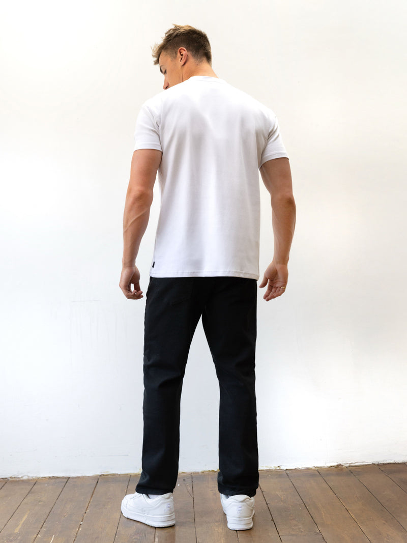 Kobe Italic Relaxed T-Shirt - White