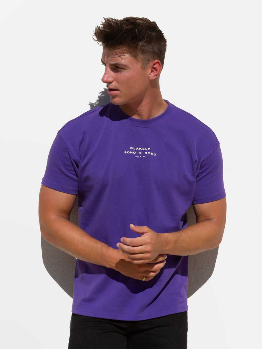 Soho Relaxed T-Shirt - Purple