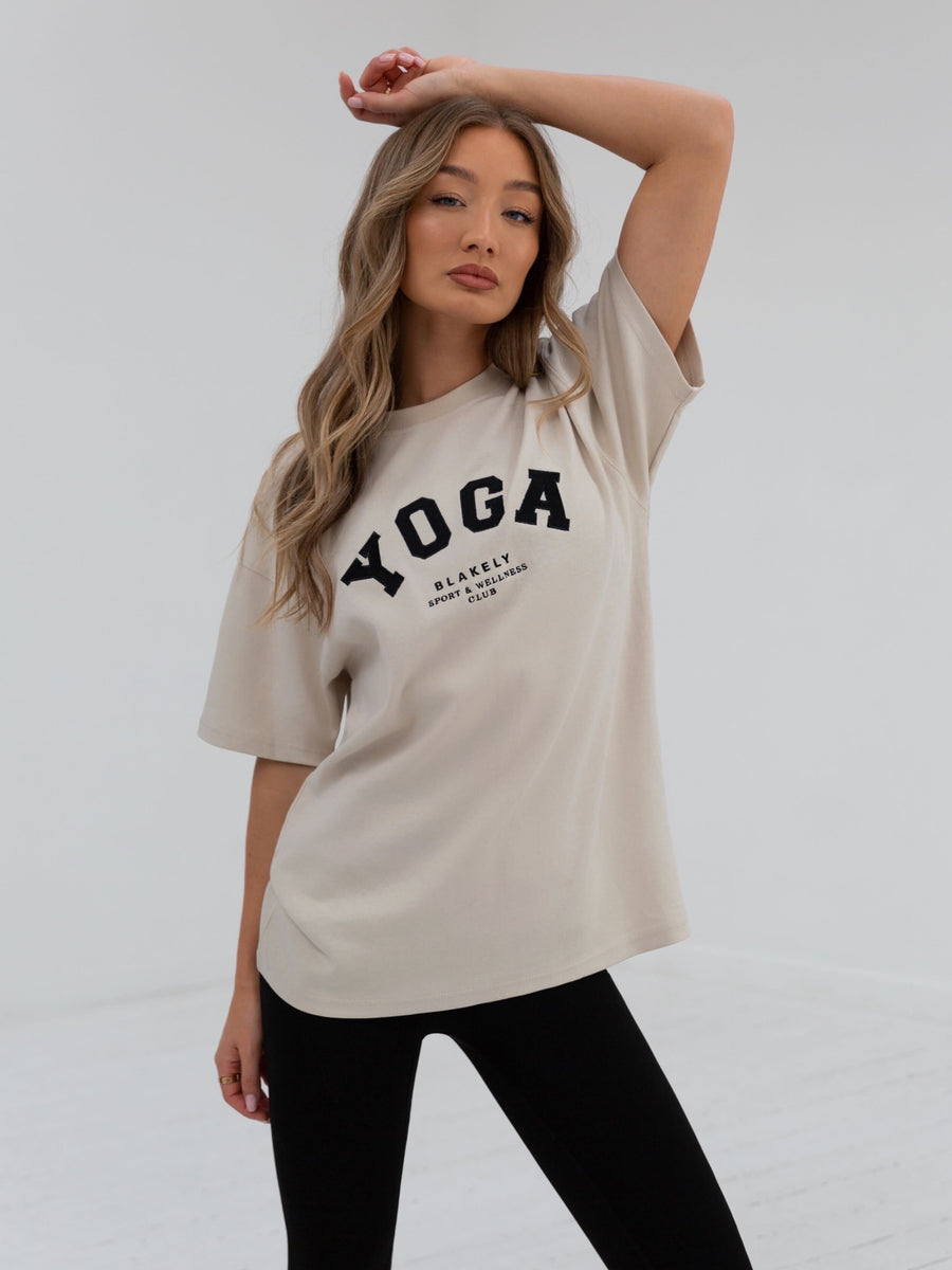 Yoga Relaxed T-Shirt - Bone