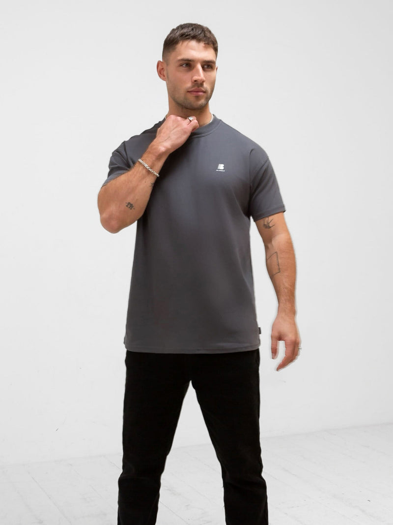 Apex Tech Relaxed T-Shirt - Charcoal