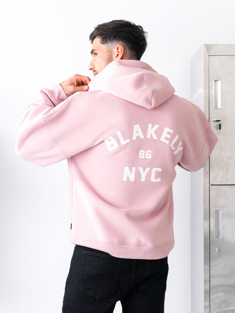 NYC Relaxed Hoodie - Pink