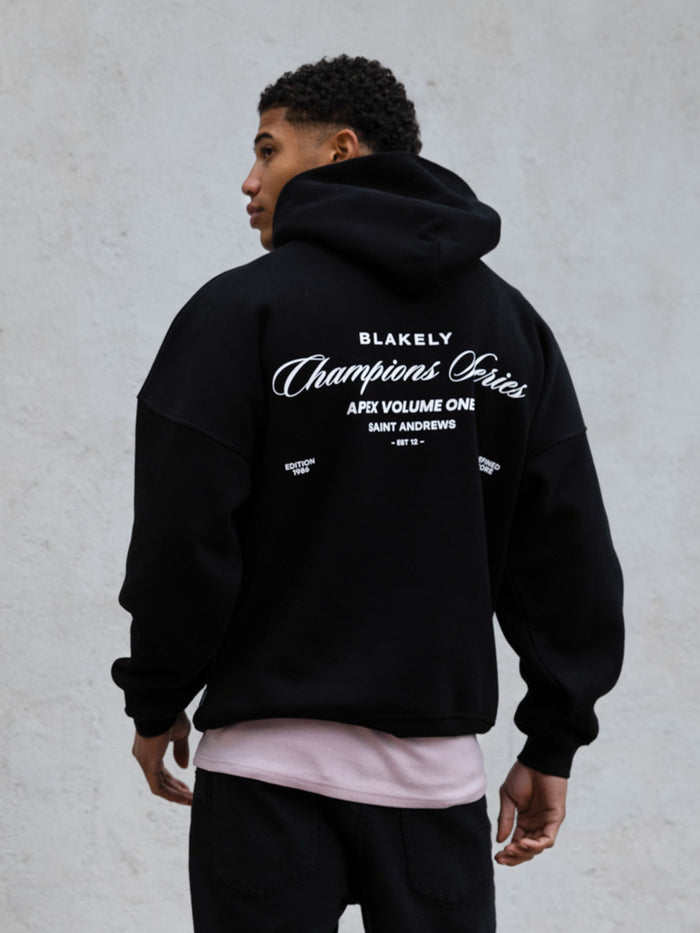 Champions Relaxed Hoodie - Black