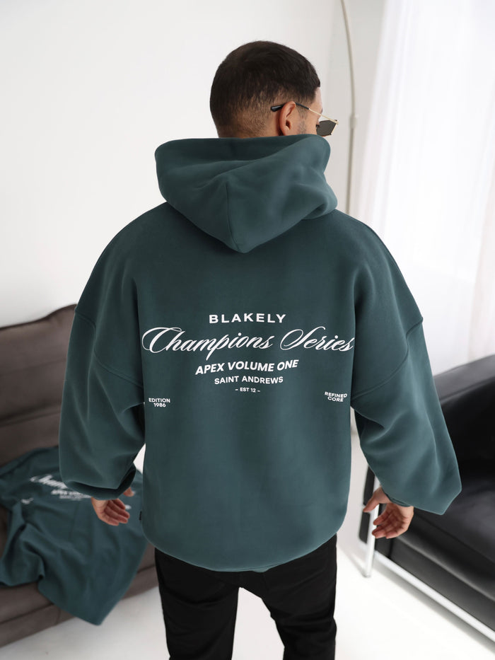 Champions Relaxed Hoodie - Teal Green