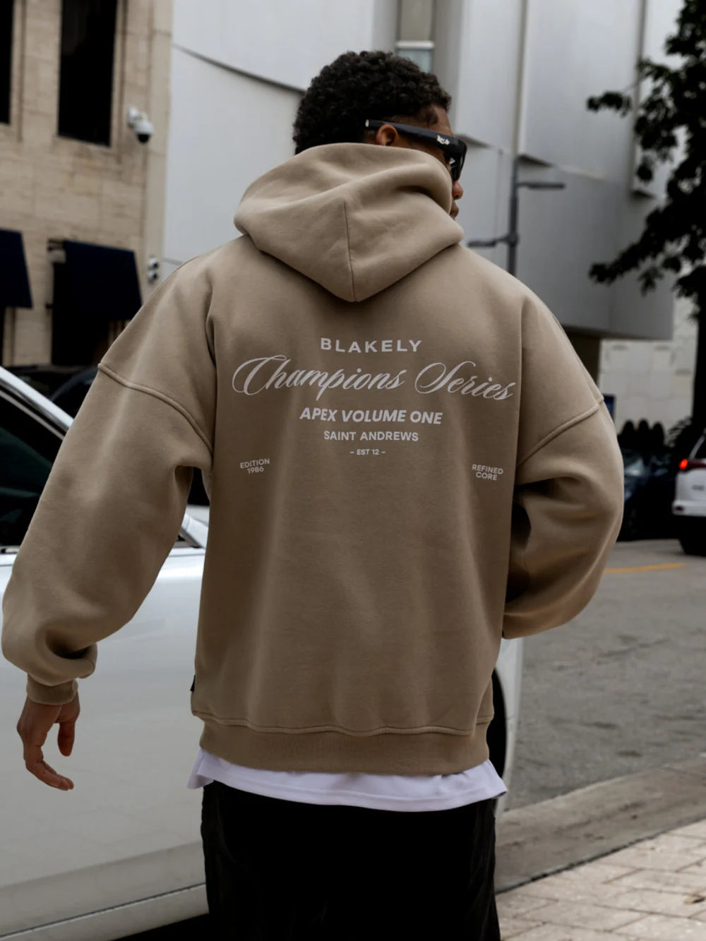 【BLAKELY】メンズ オリジナルロゴ パーカー Mens Home – Blakely Clothing US