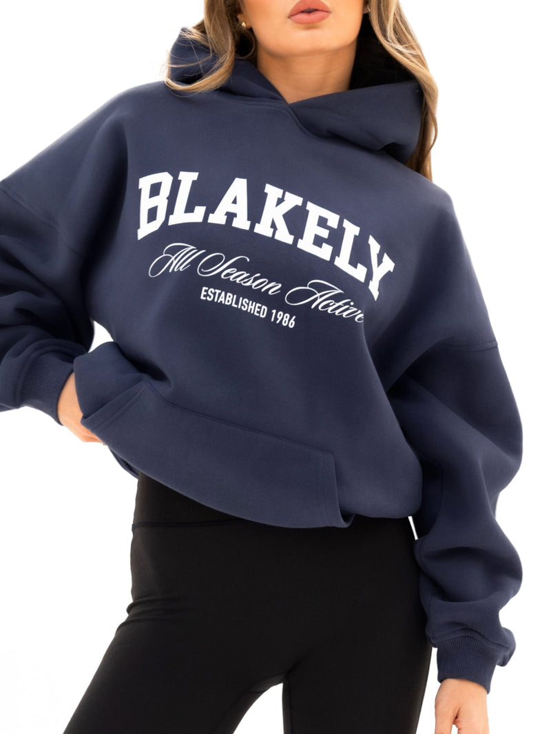 Melrose Oversized Hoodie - True Navy