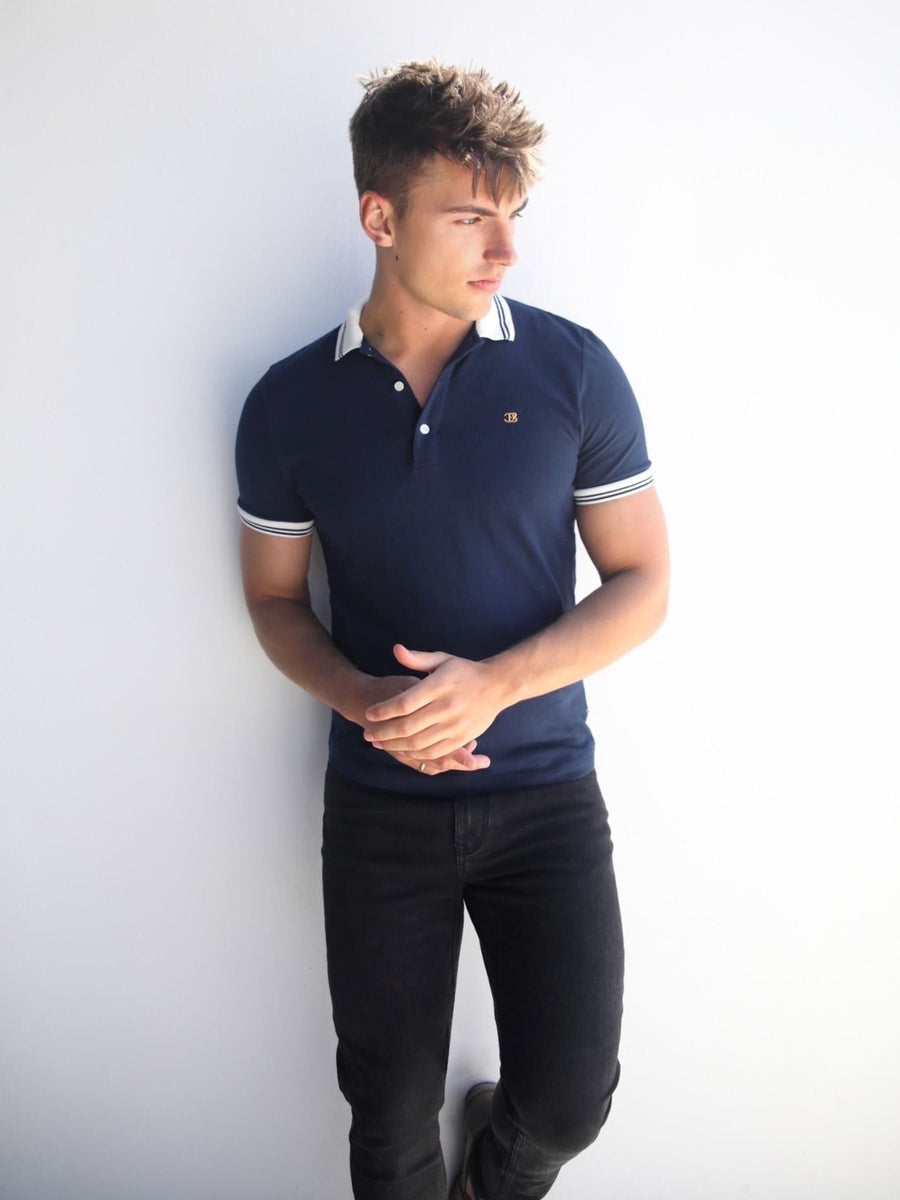 Dalston Polo- Navy