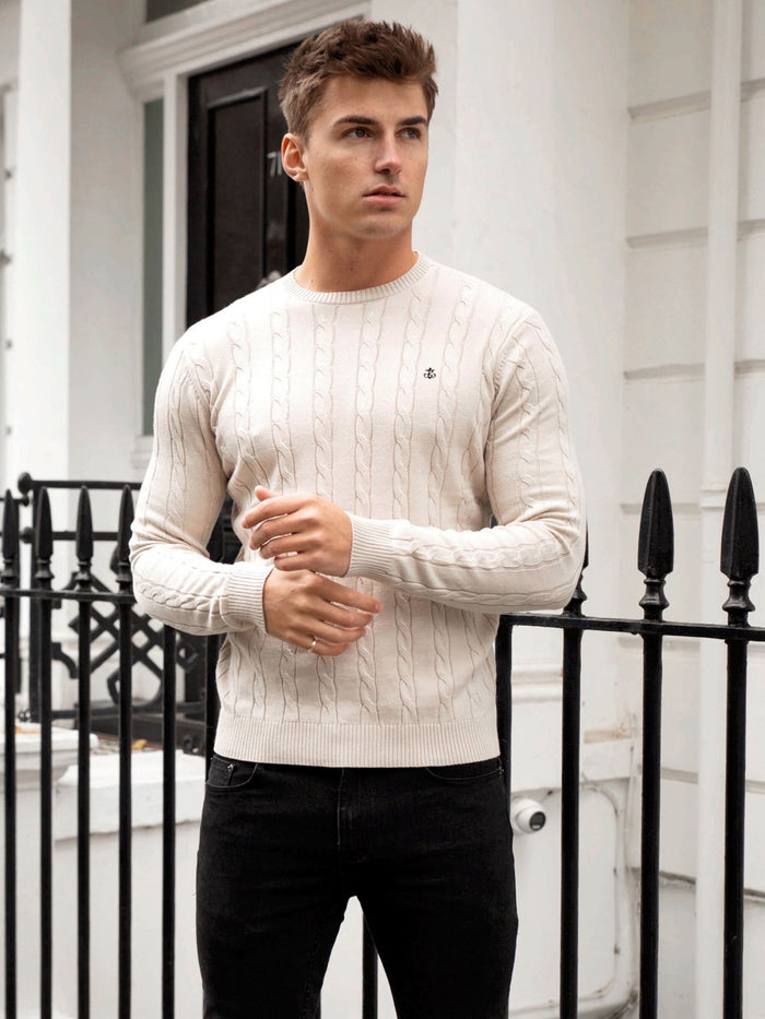 Burley Knitted Jumper - Off White