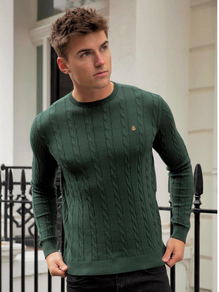 Burley Knitted Jumper - Green
