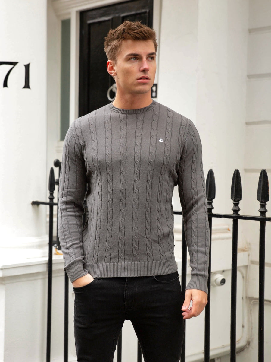 Burley Knitted Jumper - Grey