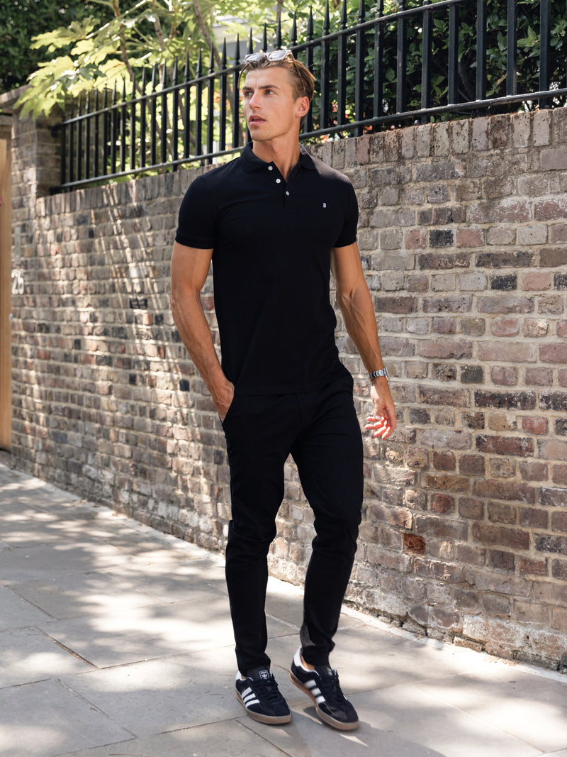 Conrad Polo Shirt - Black
