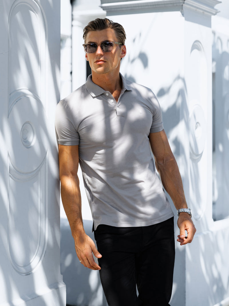 Conrad Polo Shirt - Stone Grey