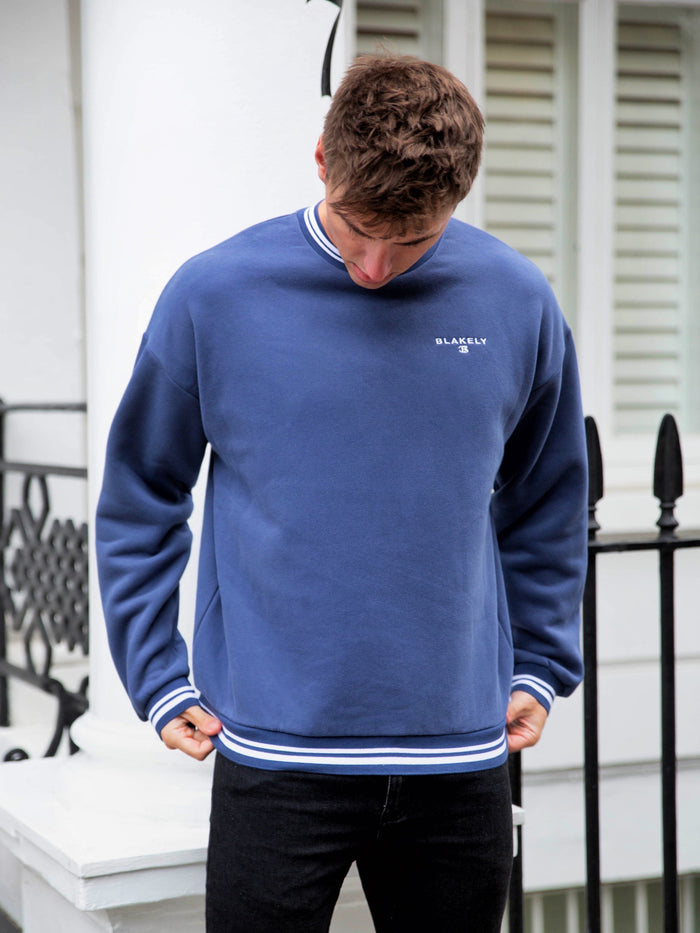 Bexley Relaxed Jumper - Navy