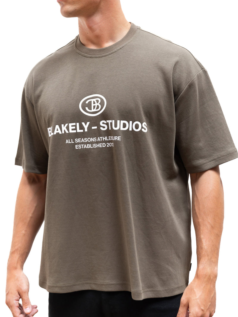 Mercer Unfitted T-Shirt - Khaki Brown