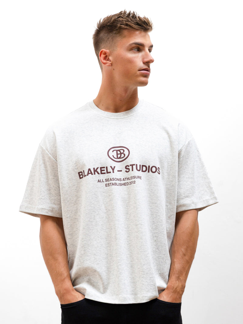 Mercer Unfitted T-Shirt - Marl White