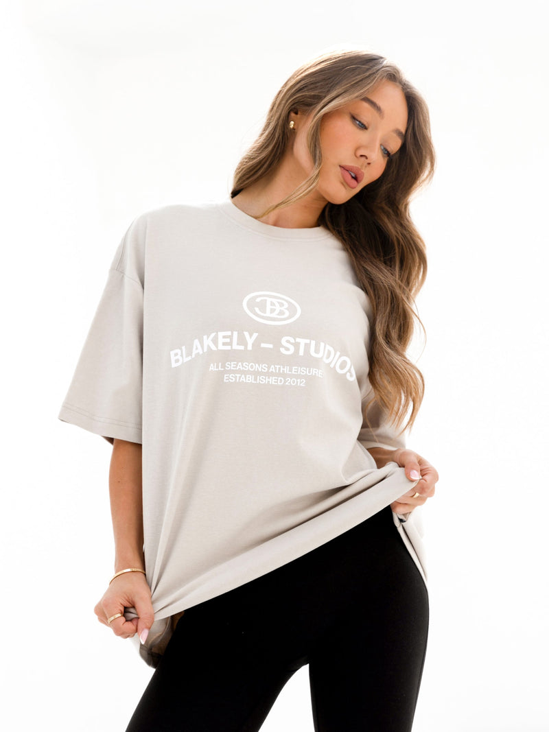 Madison Ultra Oversized T-Shirt - Dune
