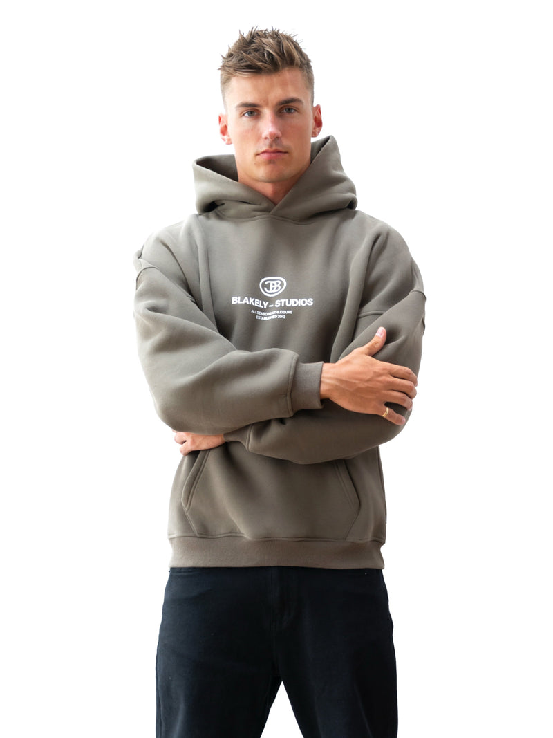 Mercer Relaxed Hoodie - Khaki Brown
