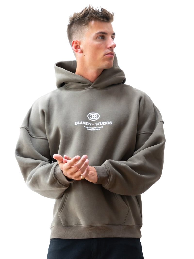 Mercer Relaxed Hoodie - Khaki Brown